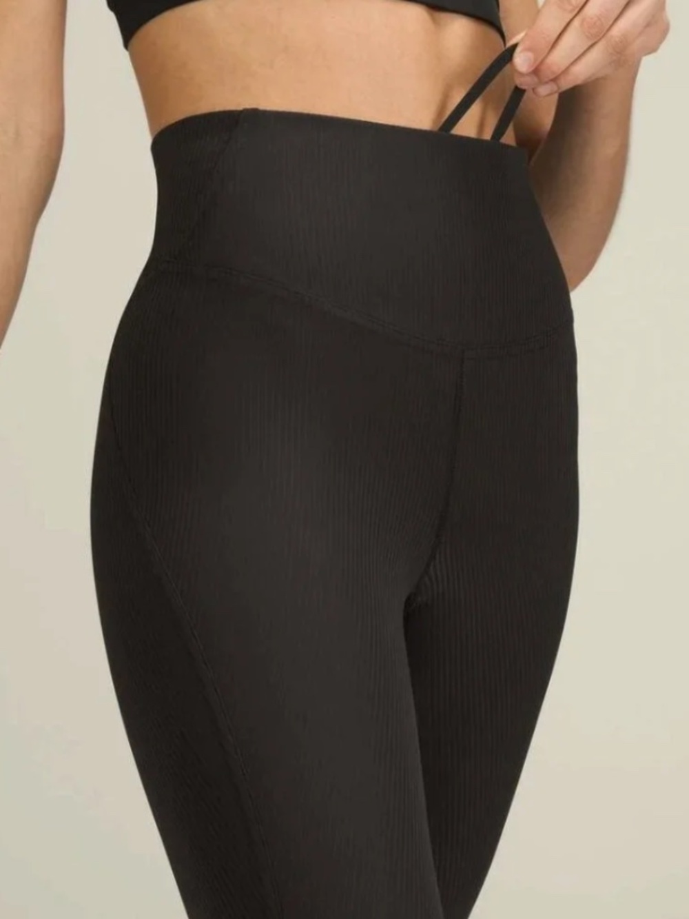 Lulu Lemon Base Pace High Rise Pant Ribbed 23" - Picture 2 of 9